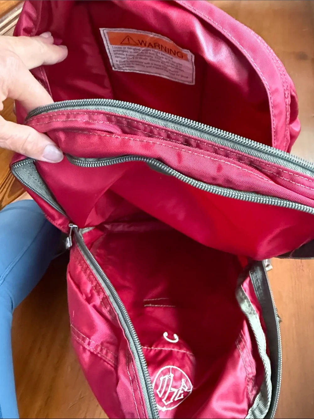 LLBEAN backpack red